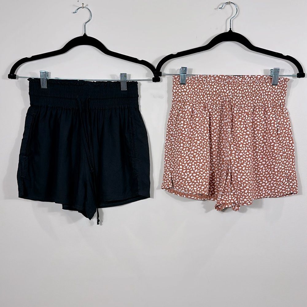 Abercrombie & Fitch Viscose Pull-on Women Shorts Lot of Two Size XS